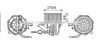 AVA QUALITY COOLING AI8391 Electric Motor, interior blower